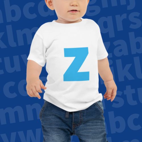 Joyful Letters Baby Tee - Z