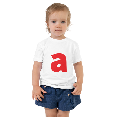 Joyful Letters Toddler Tee - A