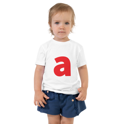 Joyful Letters Toddler Tee - A