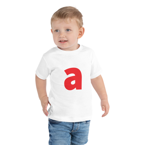 Joyful Letters Toddler Tee - A