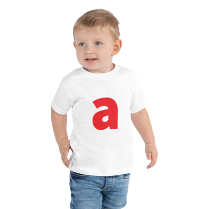 Joyful Letters Toddler Tee - A