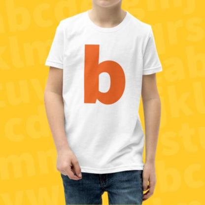 Joyful Letters Kids Tee - B