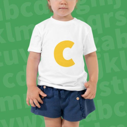 Joyful Letters Toddler Tee - C