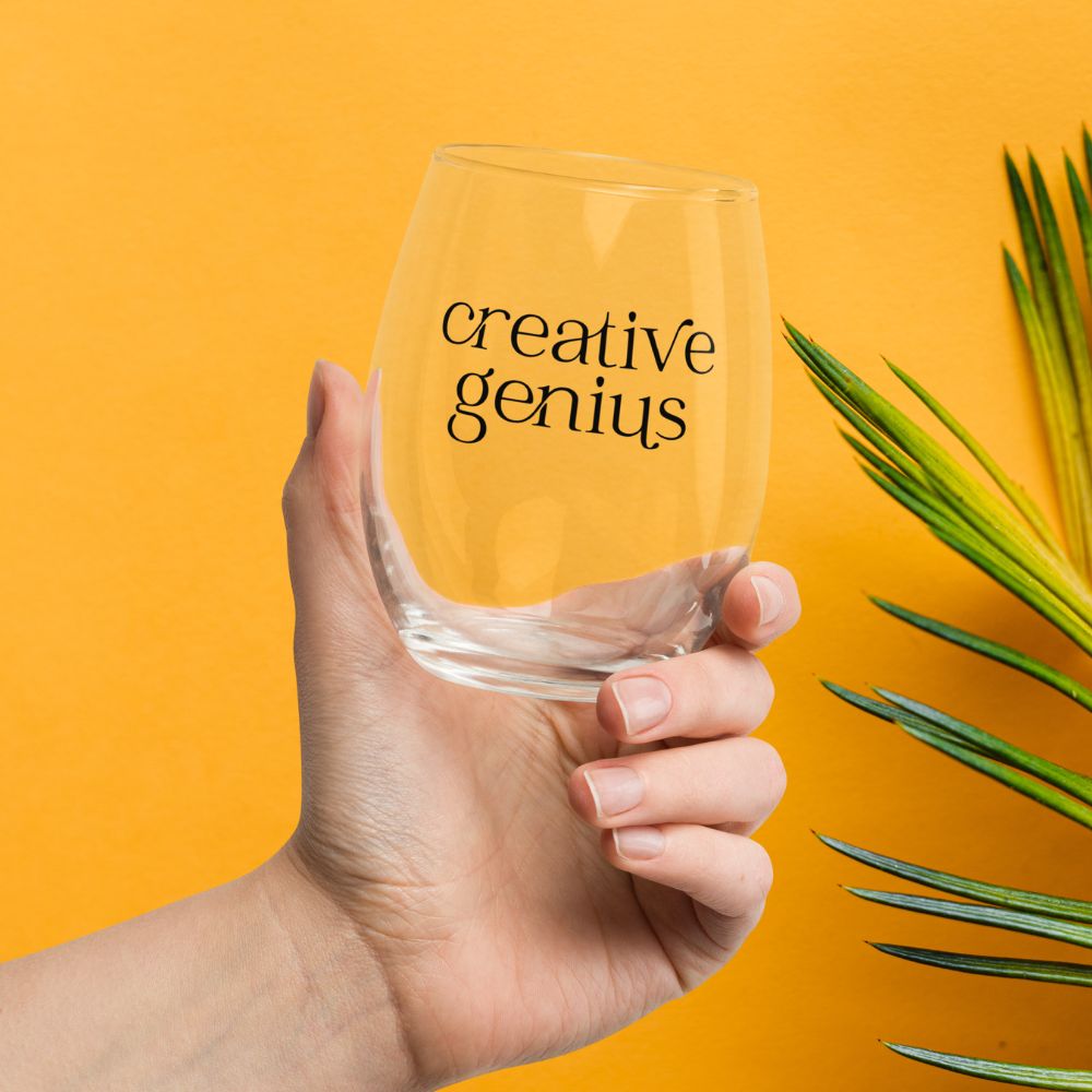 Creative Genius Stemless Glass