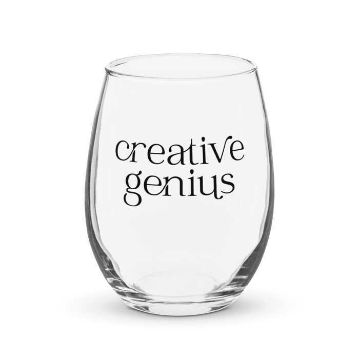 Creative Genius Stemless Glass