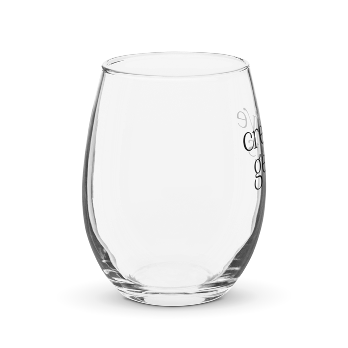 Creative Genius Stemless Glass