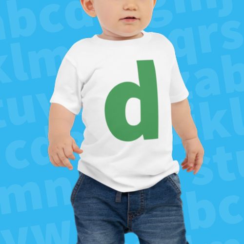 Joyful Letters Baby Tee - D