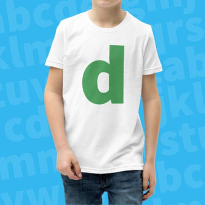 Joyful Letters Kids Tee - D