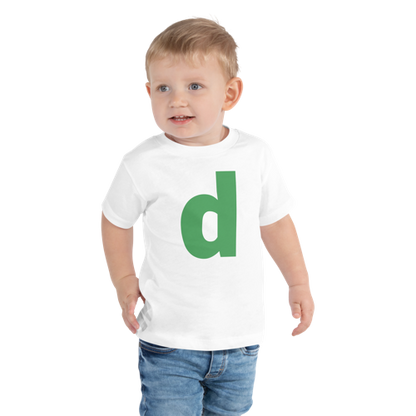 Joyful Letters Toddler Tee - D