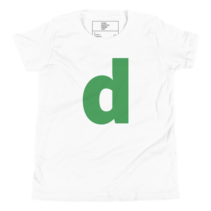 Joyful Letters Kids Tee - D