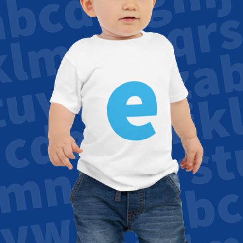 Joyful Letters Baby Tee - E