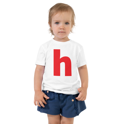 Joyful Letters Toddler Tee - H