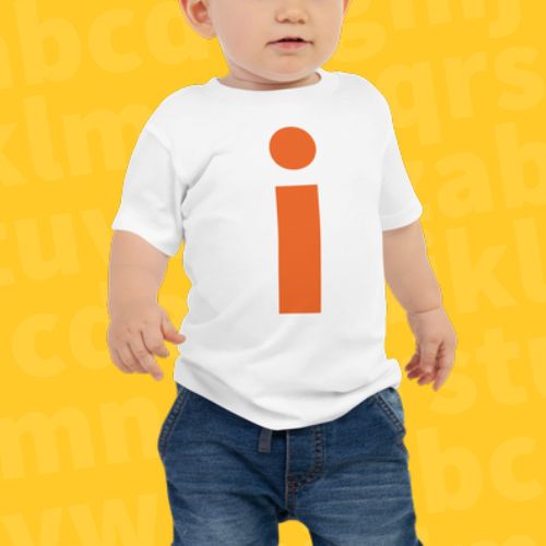 Joyful Letters Baby Tee - I