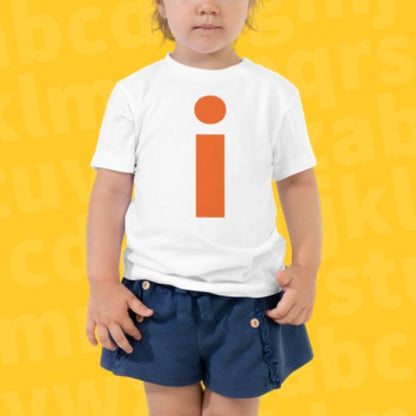 Joyful Letters Toddler Tee - I