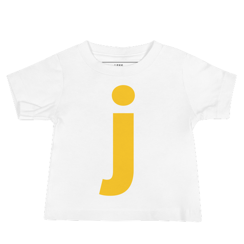 Joyful Letters Baby Tee - J