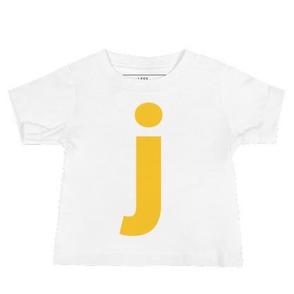 Joyful Letters Baby Tee - J