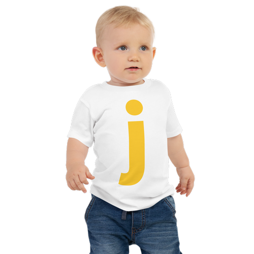 Joyful Letters Baby Tee - J