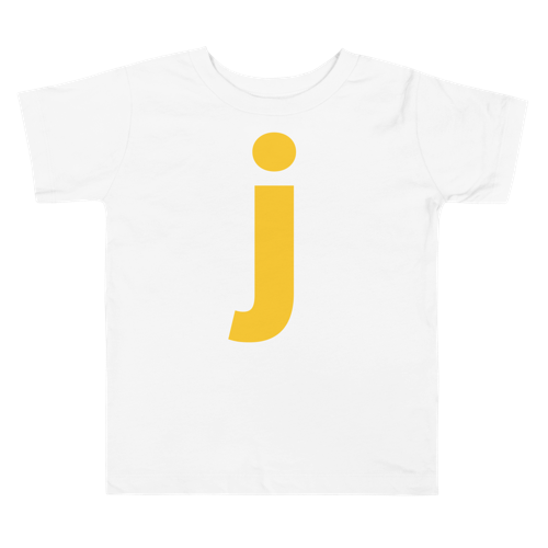 Joyful Letters Toddler Tee - J