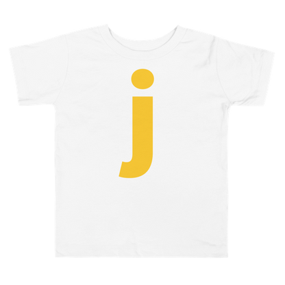 Joyful Letters Toddler Tee - J