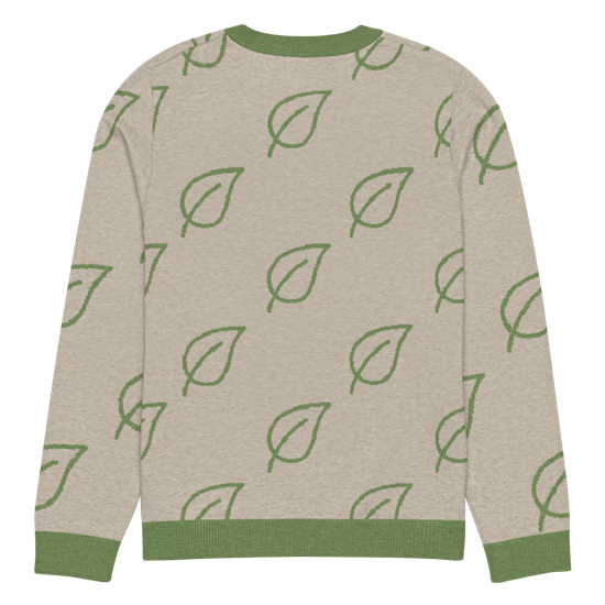 Leafy Green Knitted Sweater