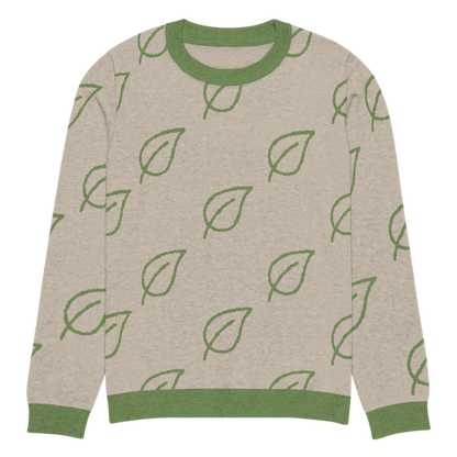 Leafy Green Knitted Sweater