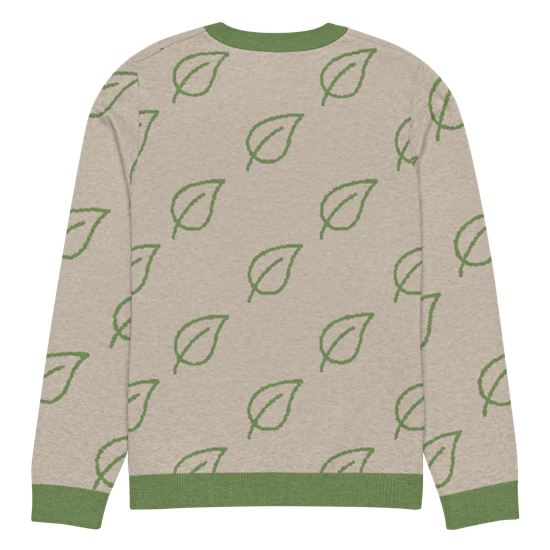 Leafy Green Knitted Sweater