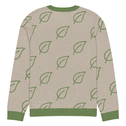 Leafy Green Knitted Sweater