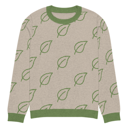 Leafy Green Knitted Sweater