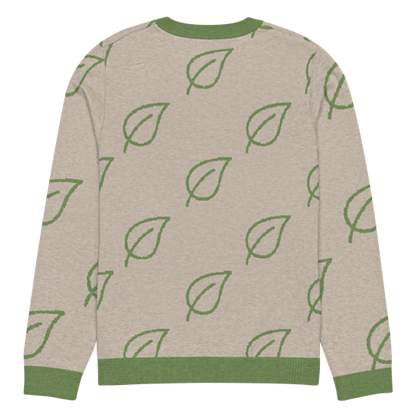 Leafy Green Knitted Sweater