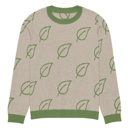 Leafy Green Knitted Sweater