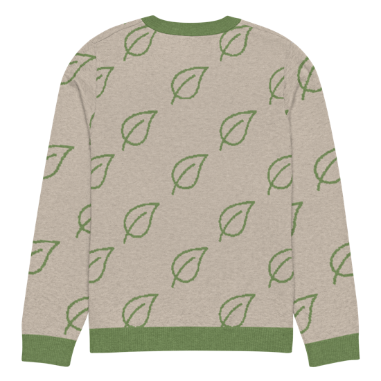 Leafy Green Knitted Sweater