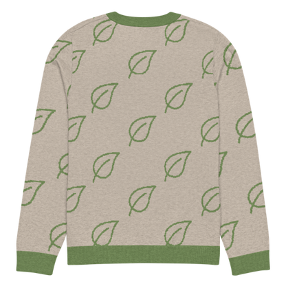 Leafy Green Knitted Sweater