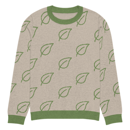 Leafy Green Knitted Sweater