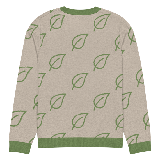 Leafy Green Knitted Sweater