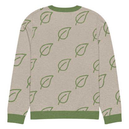 Leafy Green Knitted Sweater