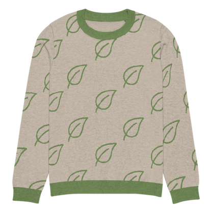 Leafy Green Knitted Sweater