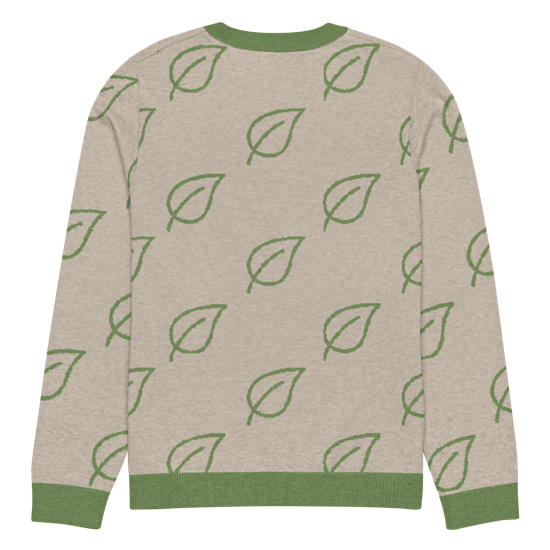 Leafy Green Knitted Sweater