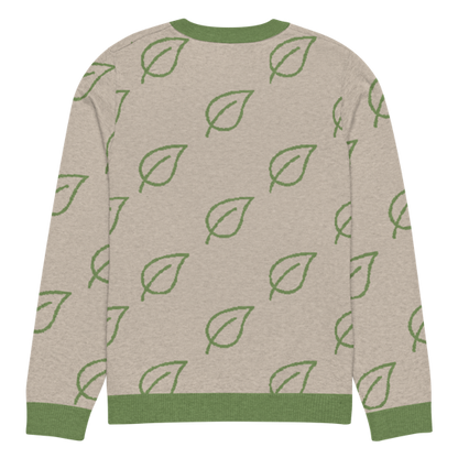 Leafy Green Knitted Sweater