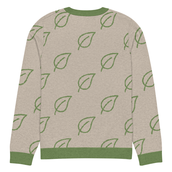 Leafy Green Knitted Sweater