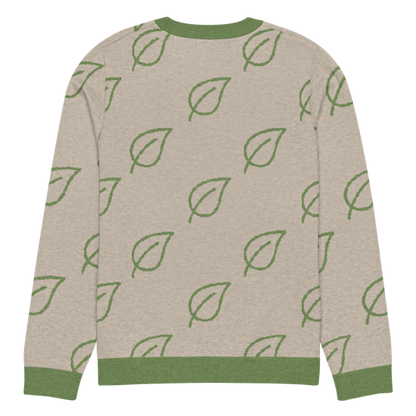 Leafy Green Knitted Sweater