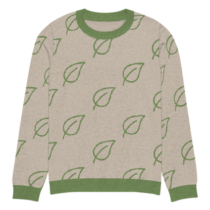 Leafy Green Knitted Sweater