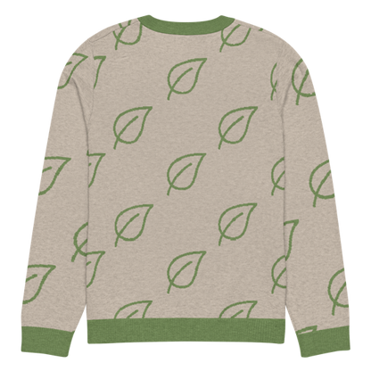 Leafy Green Knitted Sweater