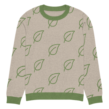 Leafy Green Knitted Sweater