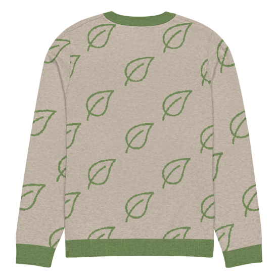 Leafy Green Knitted Sweater