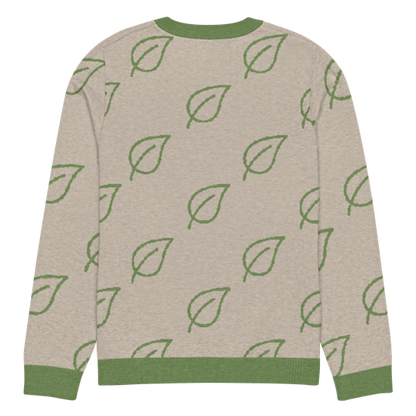 Leafy Green Knitted Sweater