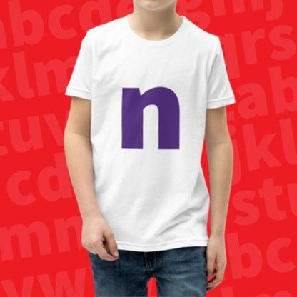 Joyful Letters Kids Tee - N