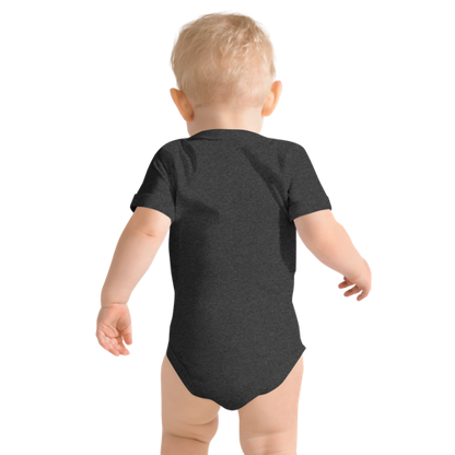 Naps are Totally Legal Baby Onesie in Dark Grey Heather back by Less Hustle, More Joy