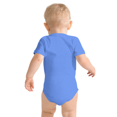 Naps are Totally Legal Baby Onesie in Columbia Blue back by Less Hustle, More Joy