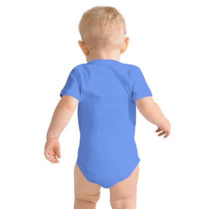 Naps are Totally Legal Baby Onesie in Columbia Blue back by Less Hustle, More Joy