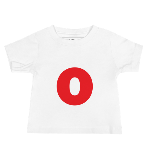 Joyful Letters Baby Tee - O